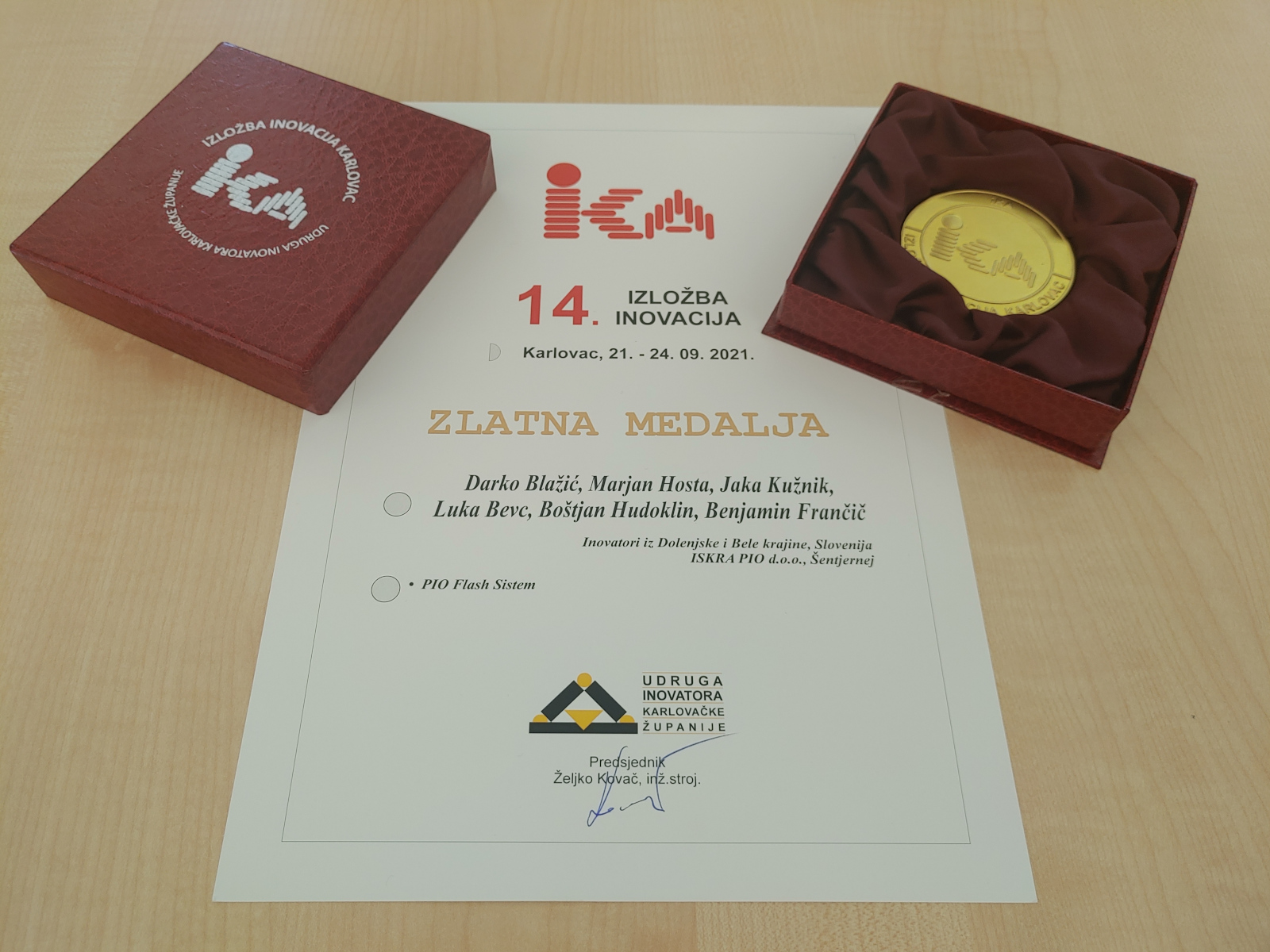 Iskra PIO IKA golden award