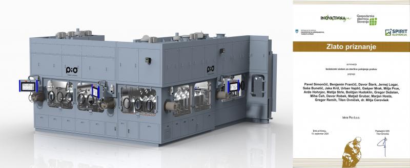 Aseptic powder filling isolator system